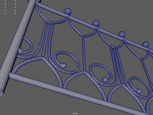 Fence 012 3D 모델