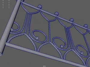 Забор 012 3D Модель