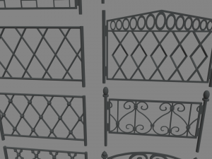 Fences Pack 3D-Modell