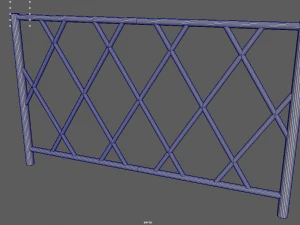 Z&auml;une-Paket 3D Modell
