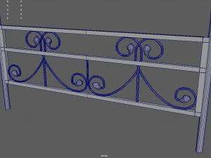 Z&auml;une-Paket 3D Modell