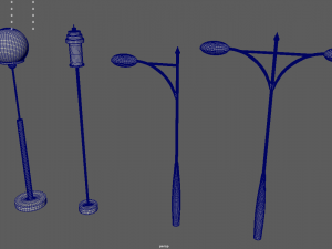 Street Lights 07 08 09 010 Modello 3D