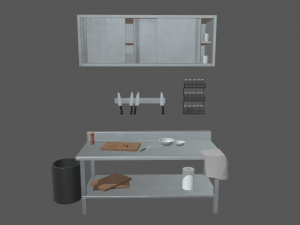 Cookware Set 01 3D 모델