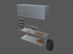 Cookware Set 01 3D 모델