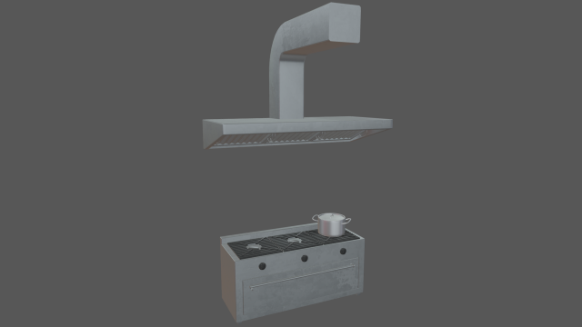 Cookware Set 02 Model 3D .c4d .max .obj .3ds .fbx .stl .blend 