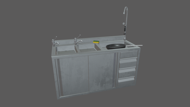 Cookware Set 03 Modelo 3D .c4d .max .obj .3ds .fbx .stl .blend