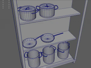 Cookware Set 04 3D Model