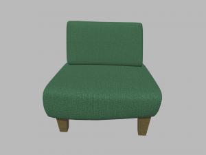 Custom Armchair 01 3D 模型