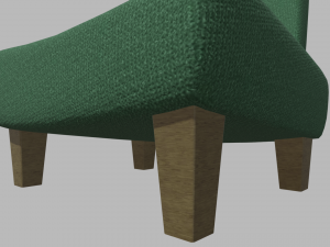 Custom Armchair 01 3D 模型
