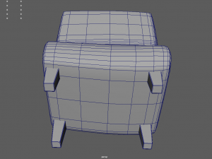 Custom Armchair 01 3D 模型