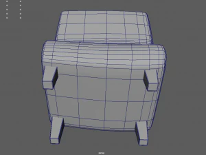 Custom Armchair 01 3D Model