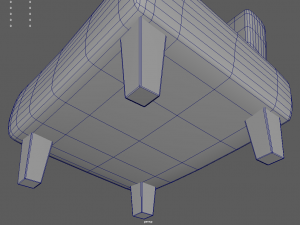Custom Armchair 01 3D 模型