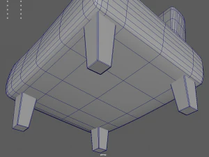 Custom Armchair 01 3D Model
