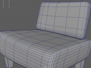 Custom Armchair 01 3D 模型