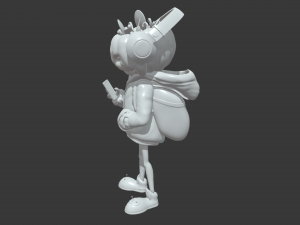 Halloween Candy Delivery Character Model 3D