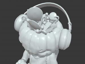 Halloween Candy Delivery Character Model 3D