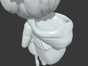Halloween Candy Delivery Character Model 3D