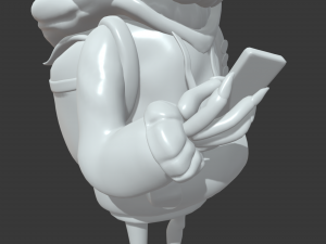 Halloween Candy Delivery Character Model 3D