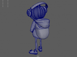 Halloween Candy Delivery Character Model 3D