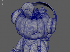 Halloween Candy Delivery Character Model 3D