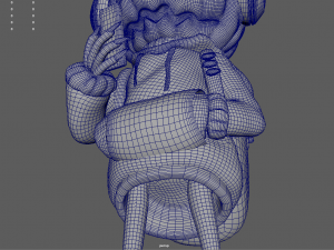 Halloween Candy Delivery Character Model 3D