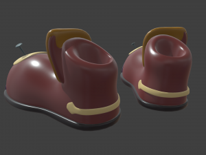 Halloween Shoes 3D Model