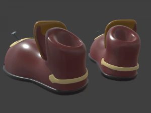 Halloween Shoes 3D Model