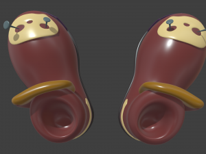 Halloween Shoes 3D Model