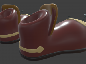 Halloween Shoes 3D Model