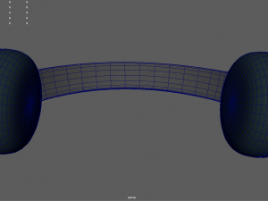 Low Poly Headphones 3D Model