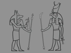Egyptian Silhouettes Pack 3D Print Model