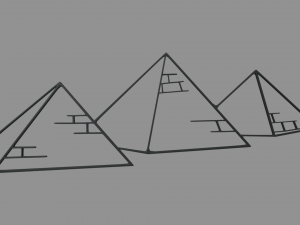 Egyptian Silhouettes Pack 3Dプリントモデル