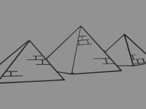 Egyptian Silhouettes Pack 3D Print Model