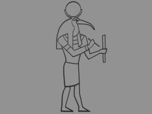 Egyptian Silhouettes Pack 3D Print Model