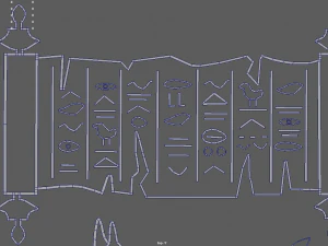 Egyptian Silhouettes Pack 3D Print Model