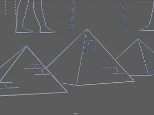 Egyptian Silhouettes Pack 3D Print Model