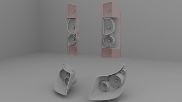 Fiat Van Headlights Rearlights Modello 3D .c4d .max .obj .3ds .fbx .stl .blend 