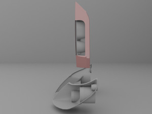 Fiat Van Headlights Rearlights Modello 3D