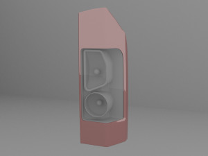 Fiat Van Headlights Rearlights Modello 3D