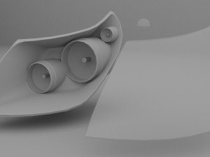 Fiat Van Headlights Rearlights Modello 3D