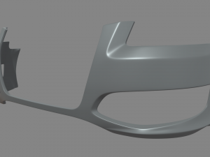 Front Bumper Audi A3 3D Model