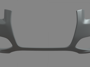 Front Bumper Audi A3 3D Model