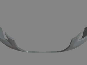 Front Bumper Audi A3 3D Model