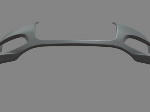 Front Bumper Audi A3 3D Model