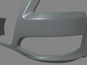 Front Bumper Audi A3 3D Model