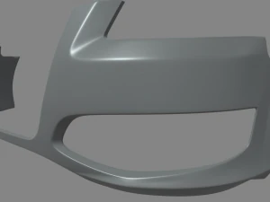 Front Bumper Audi A3 3D Model