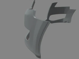 Front Bumper Audi A3 3D Model