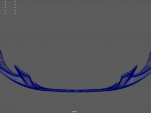 Front Bumper Audi A3 3D Model