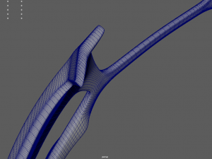 Front Bumper Audi A3 3D Model
