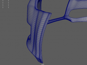 Front Bumper Audi A3 3D Model